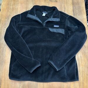 Patagonia Re-Tool Fleece Half Snap Pullover Black XL